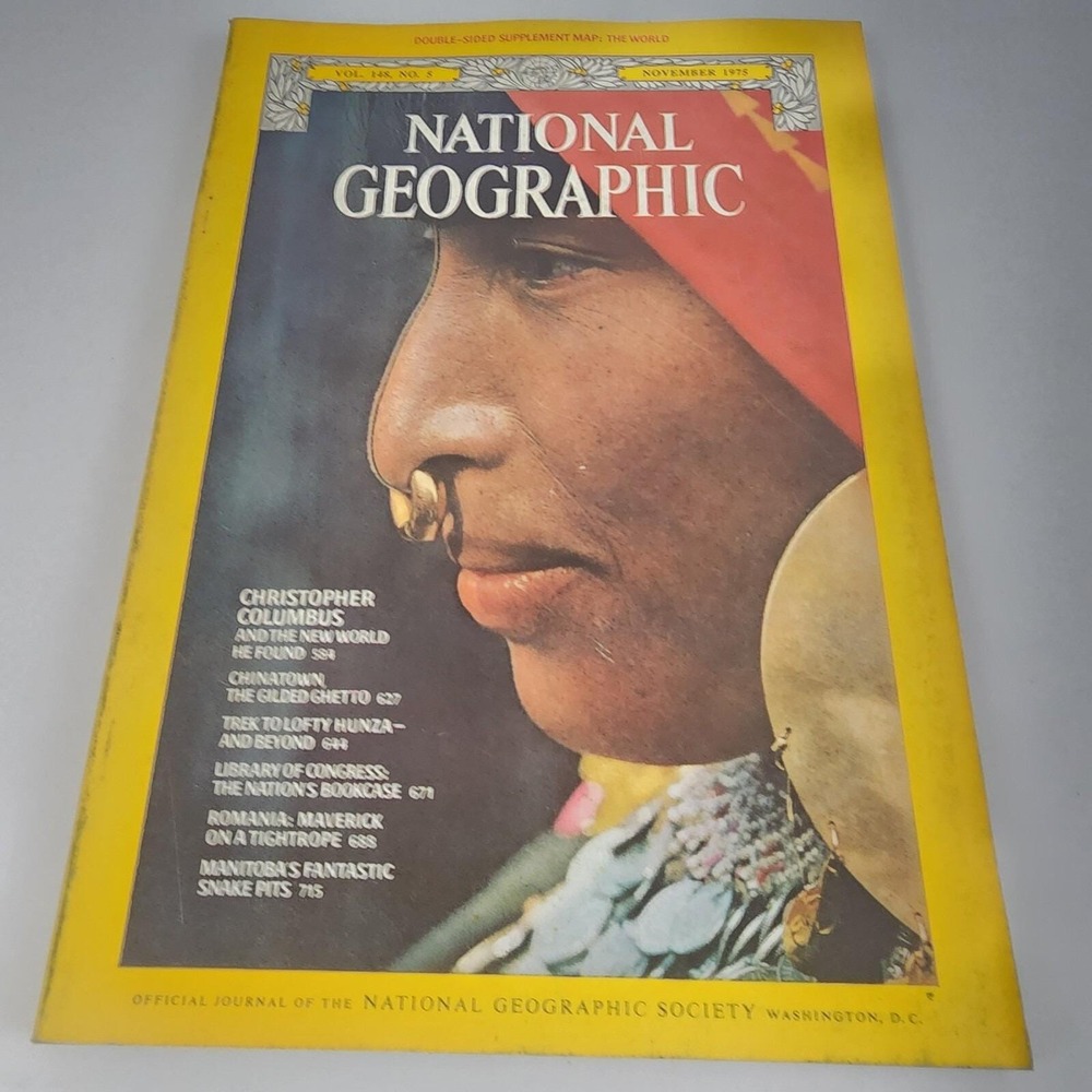 National Geographic Magazine November 1975‎ No Insert